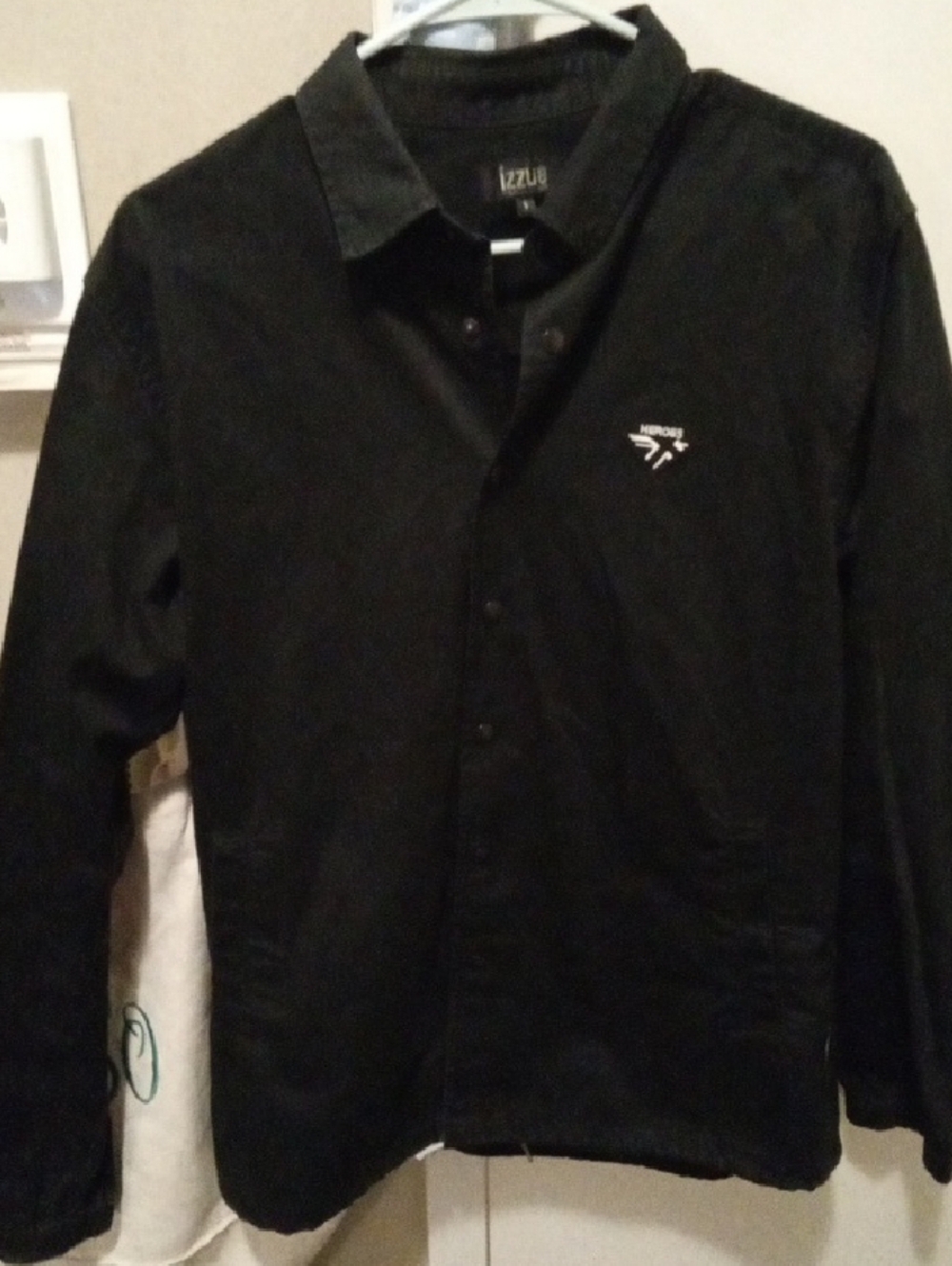 Vintage IZZUE logo Printed Button-down Jacket